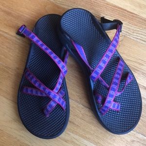 Chaco Sandals Pink and Purple